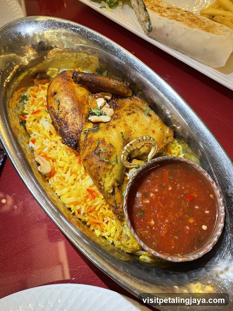 Chicken Biryani with Chutney