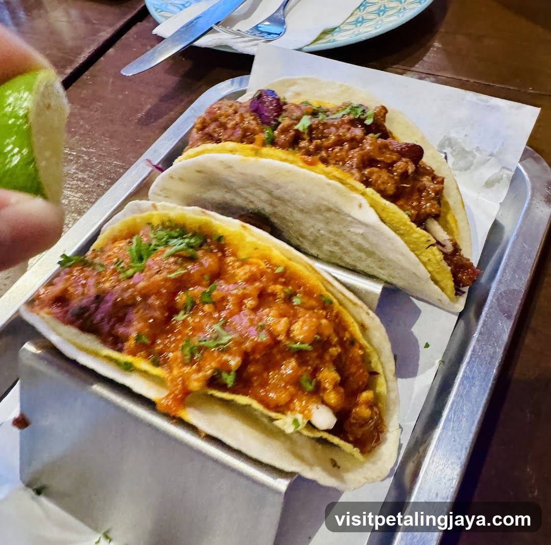 Tacos with Salsa and Lime