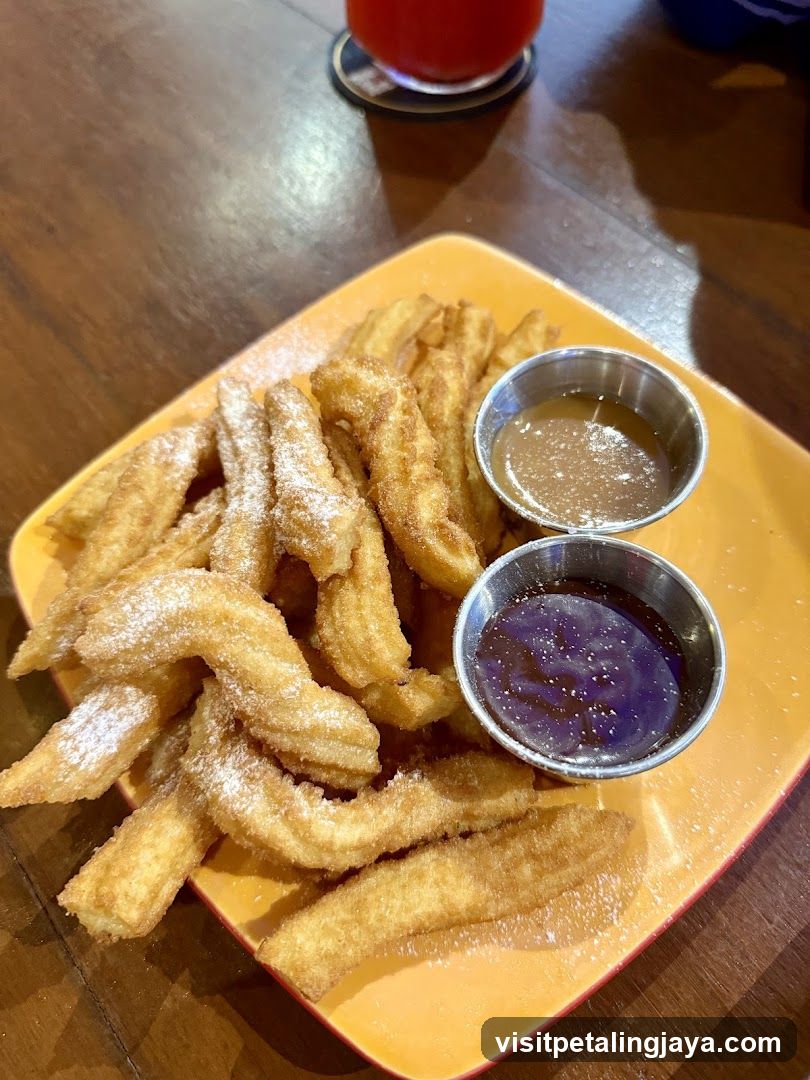 Churros with Dipping Sauces