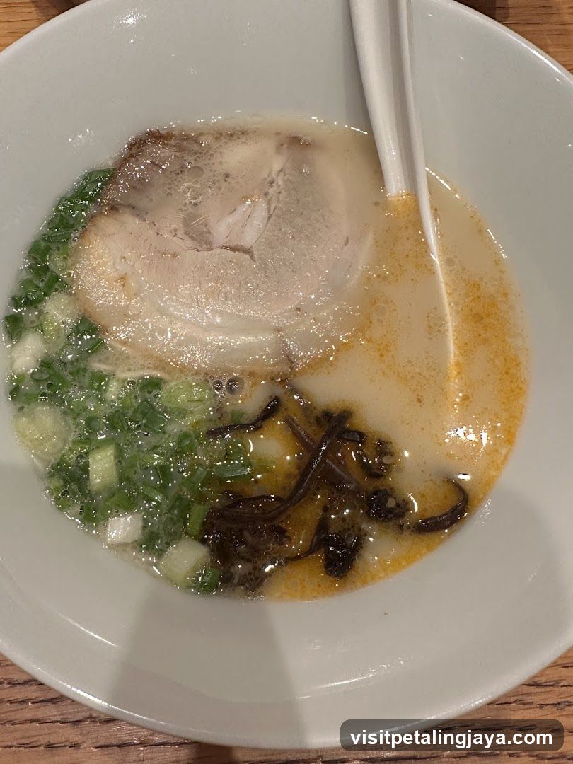 Ramen Bowl with Pork Slice and Green Onions