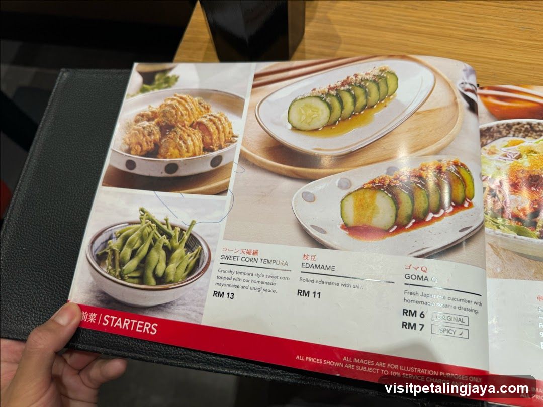 Restaurant Menu Page