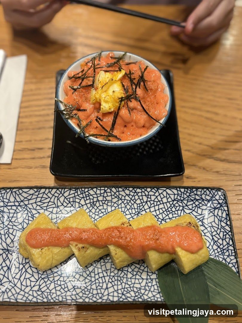 Sushi Bowl and Tempura with Sauce