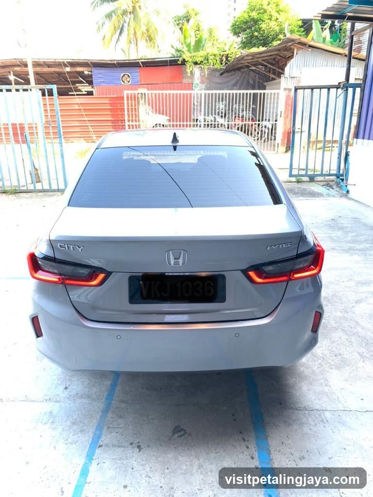 Honda City Rear View