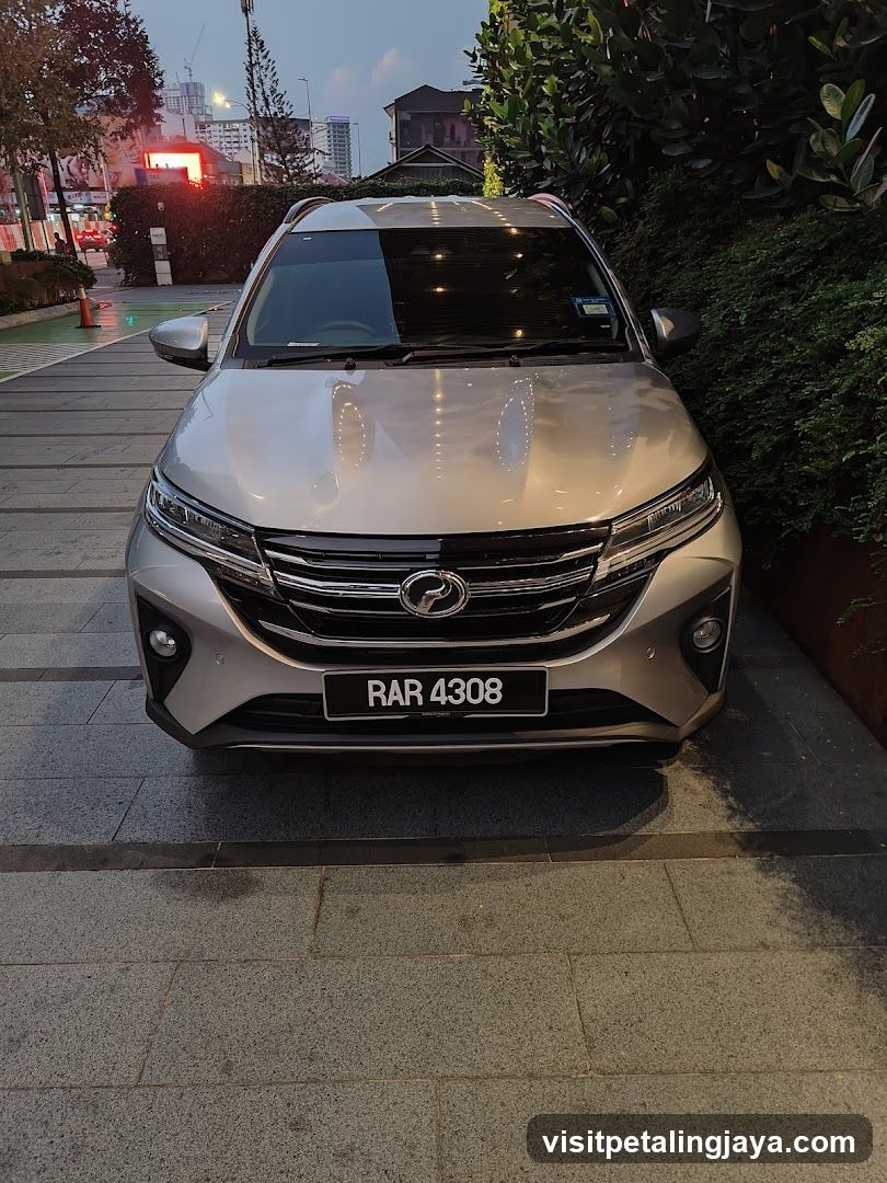 Silver SUV parked outdoors