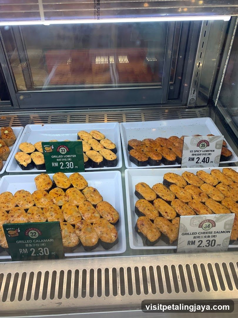 Grilled Seafood Display
