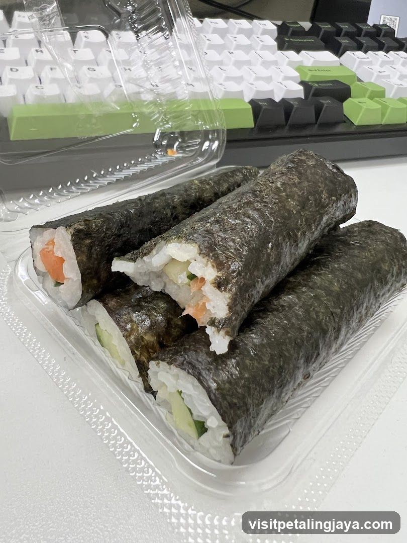 Sushi Rolls in Container