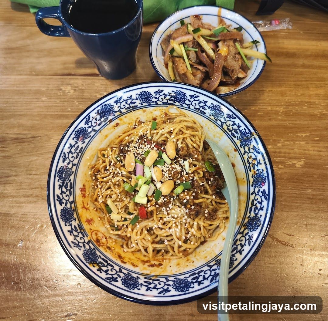Noodle Meal with Side Dish