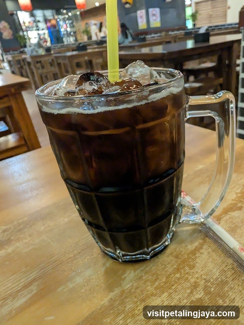 Iced Coffee in Glass Mug