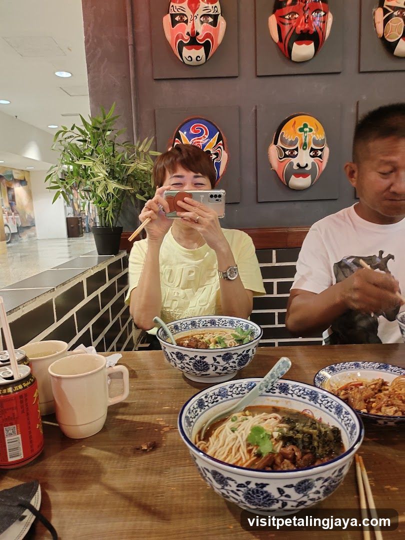 Diners at a Chinese Restaurant