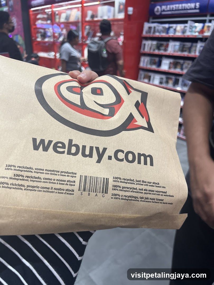 webuy.com paper bag in store