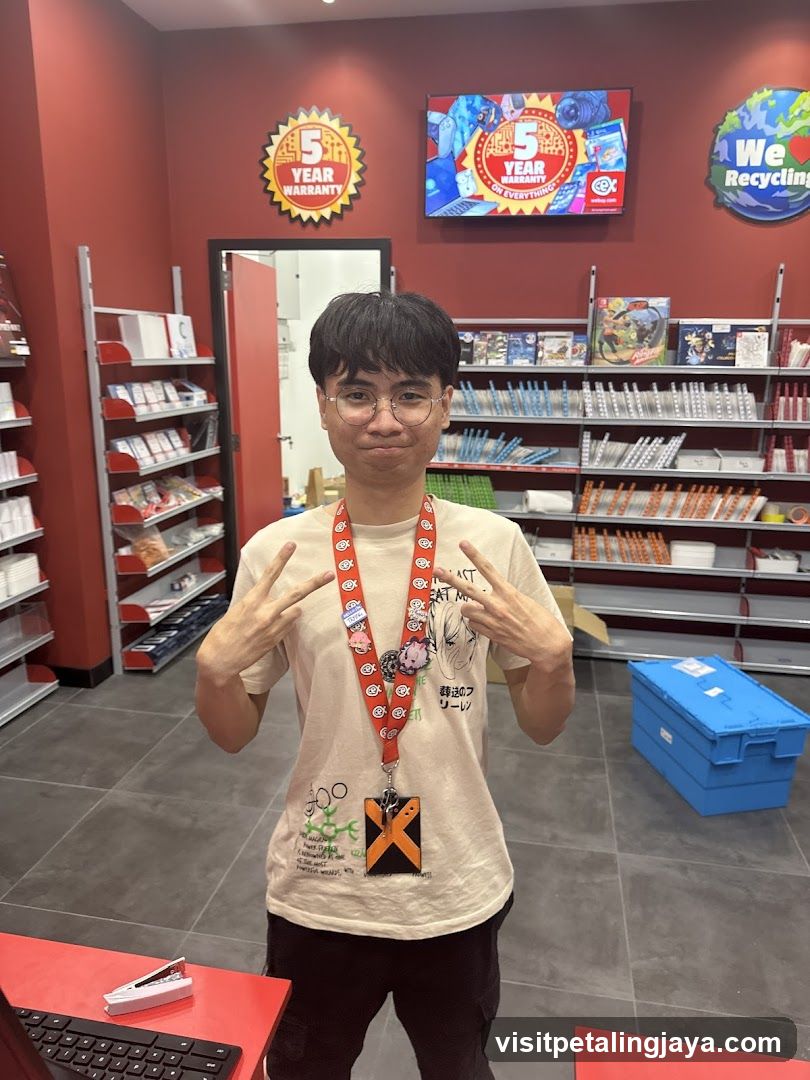 Store Interior with Staff Member