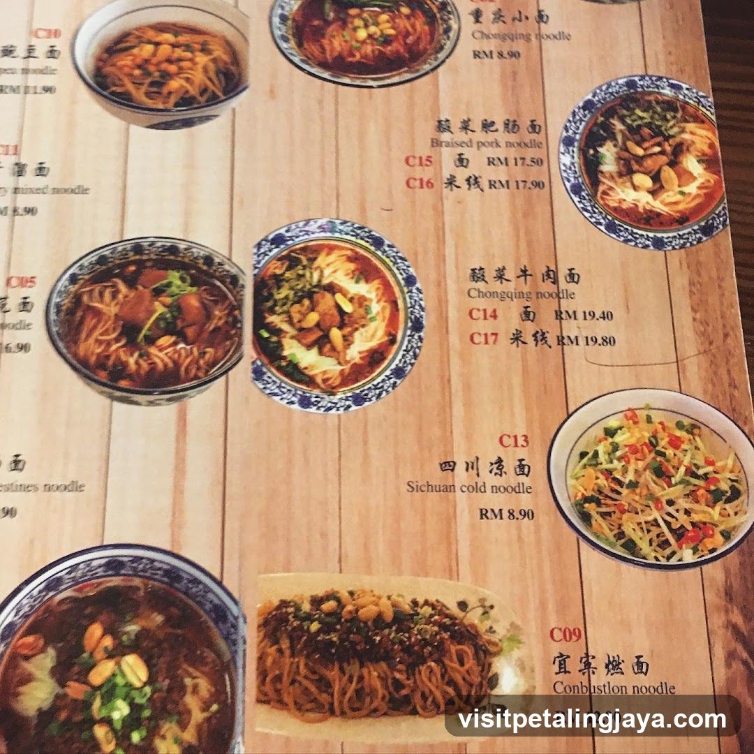Noodle Menu Board