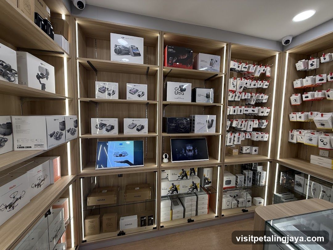 Electronics Store Interior