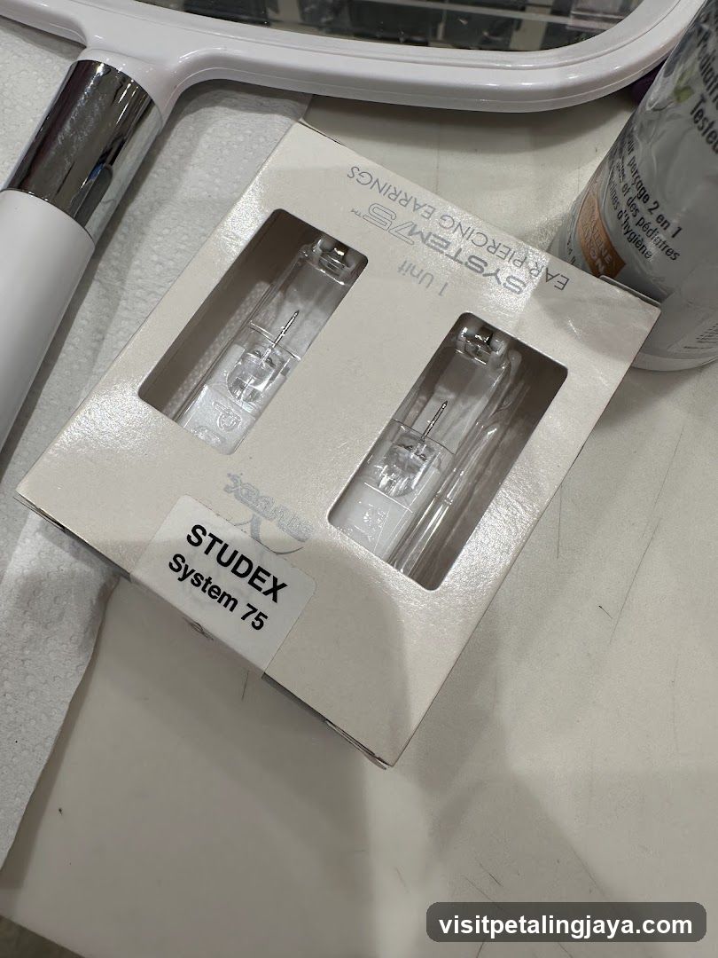 Studex System 75 Ear Piercing Earrings Package