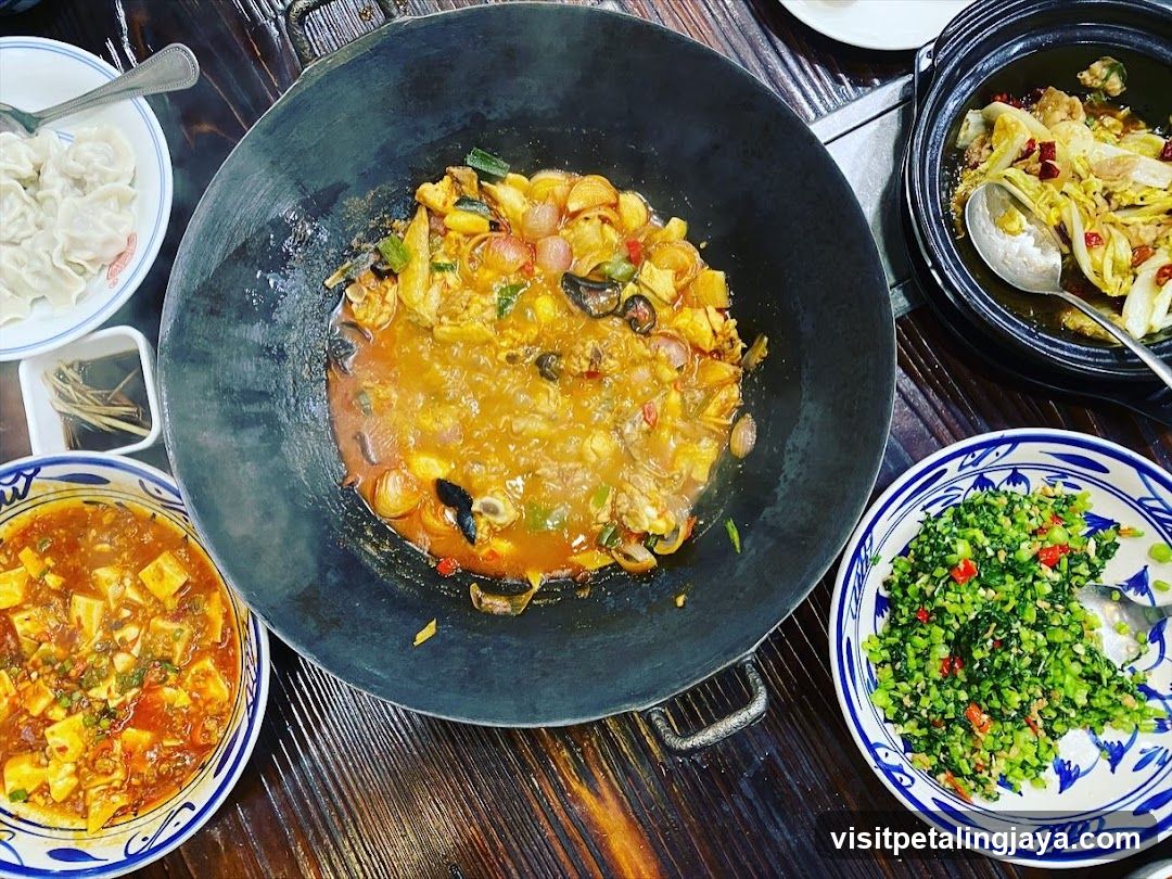 Dining Table with Chinese Dishes