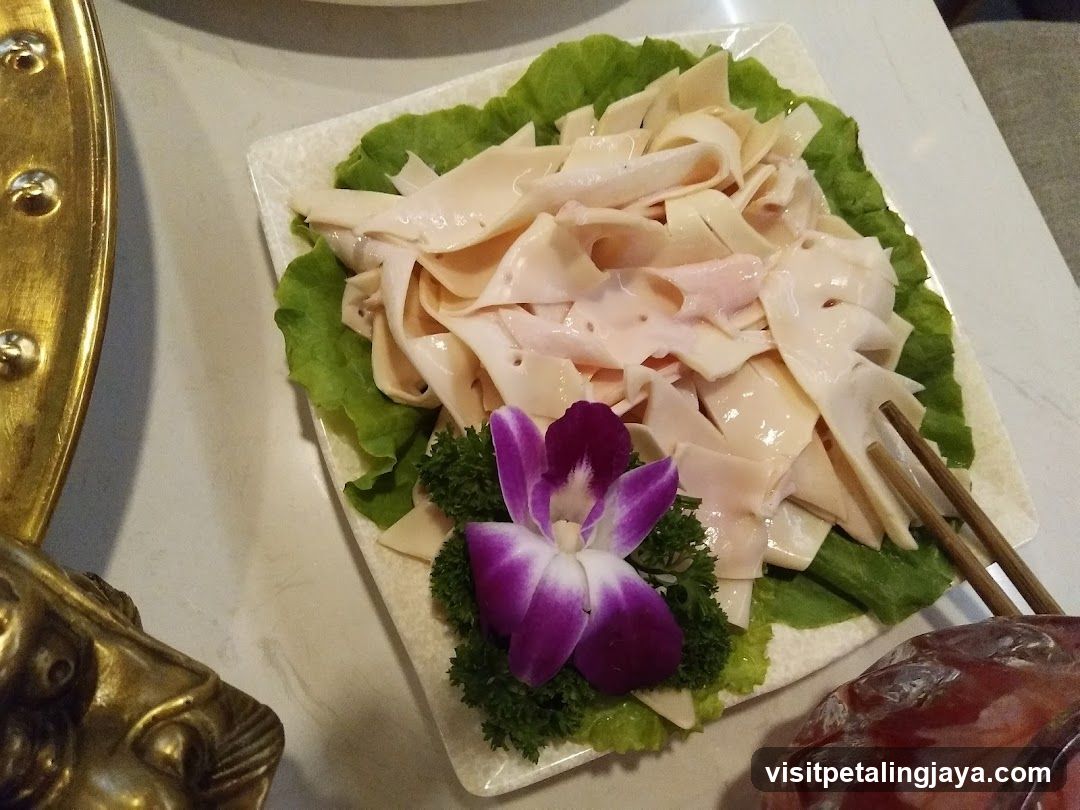 Sliced Meat with Garnish