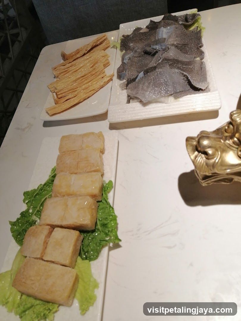 Hot Pot Ingredients Display