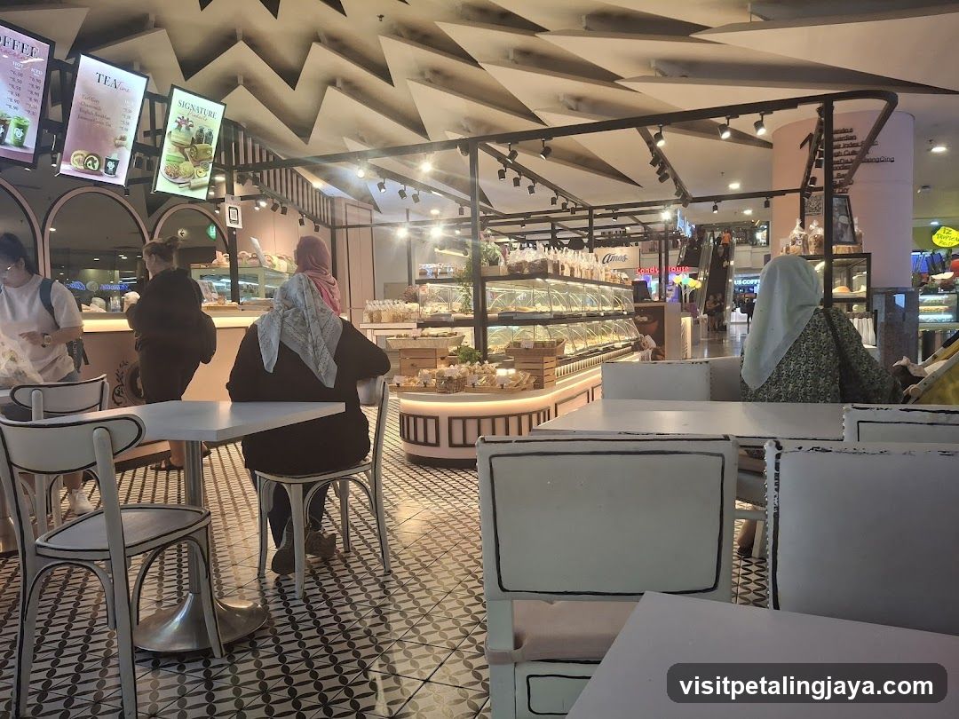Bakery Interior with Patrons