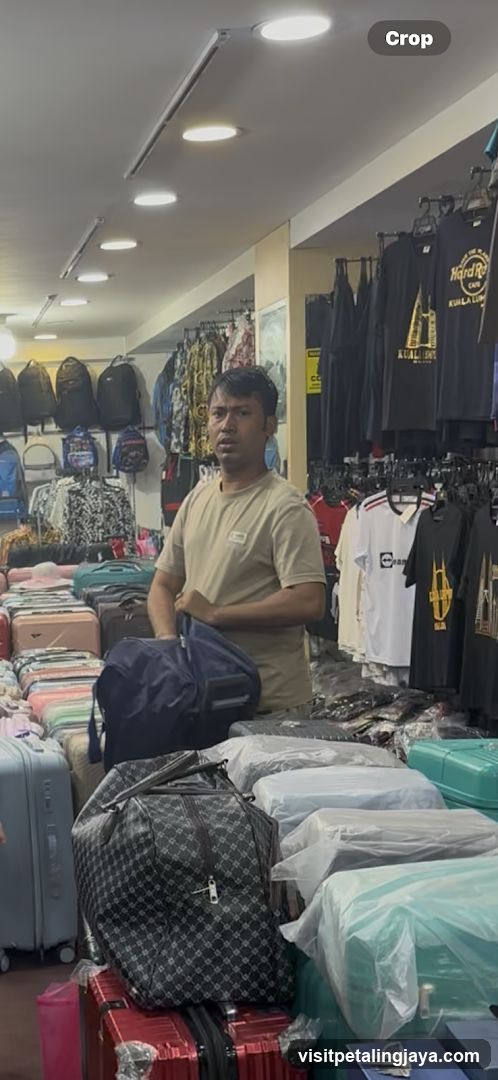 Luggage and Clothing Store Interior