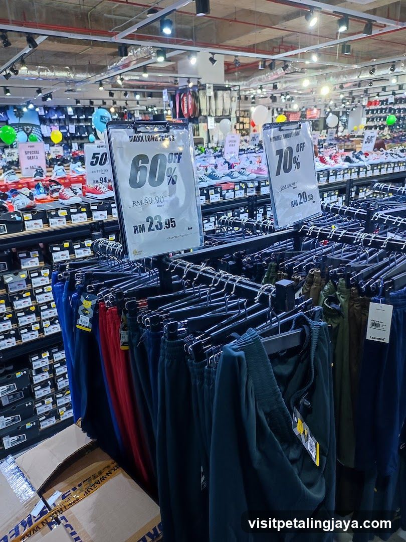 Discount Sale in Clothing Store