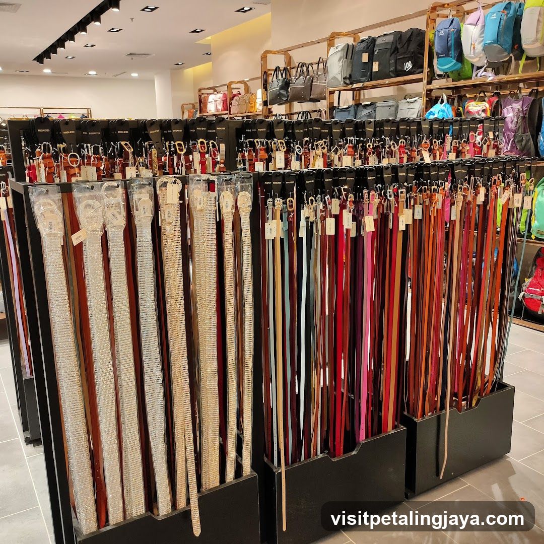 Belt Display in Store