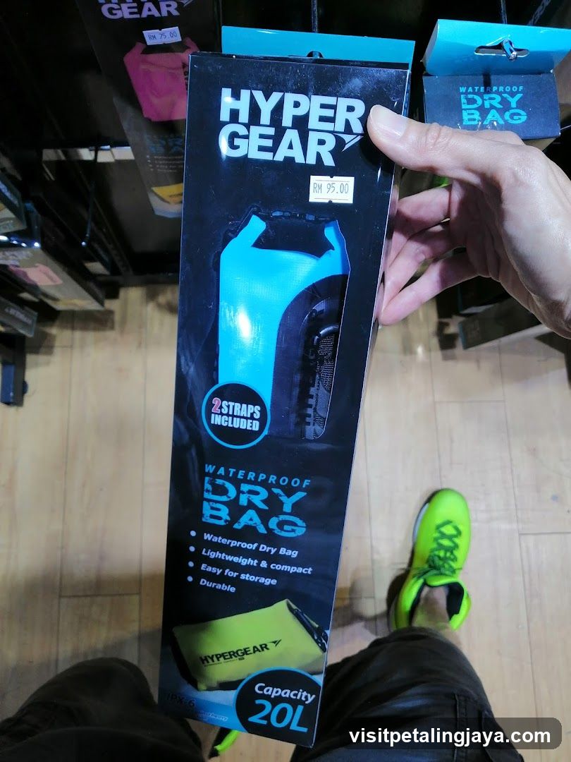 Hyper Gear Dry Bag Packaging