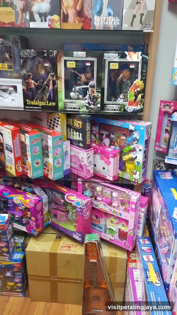 Toy Store Interior Shelf