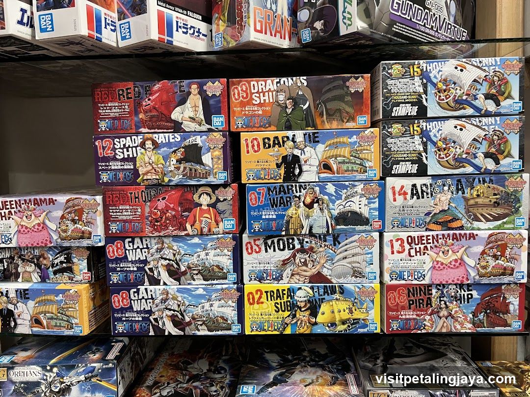 One Piece Model Kit Display