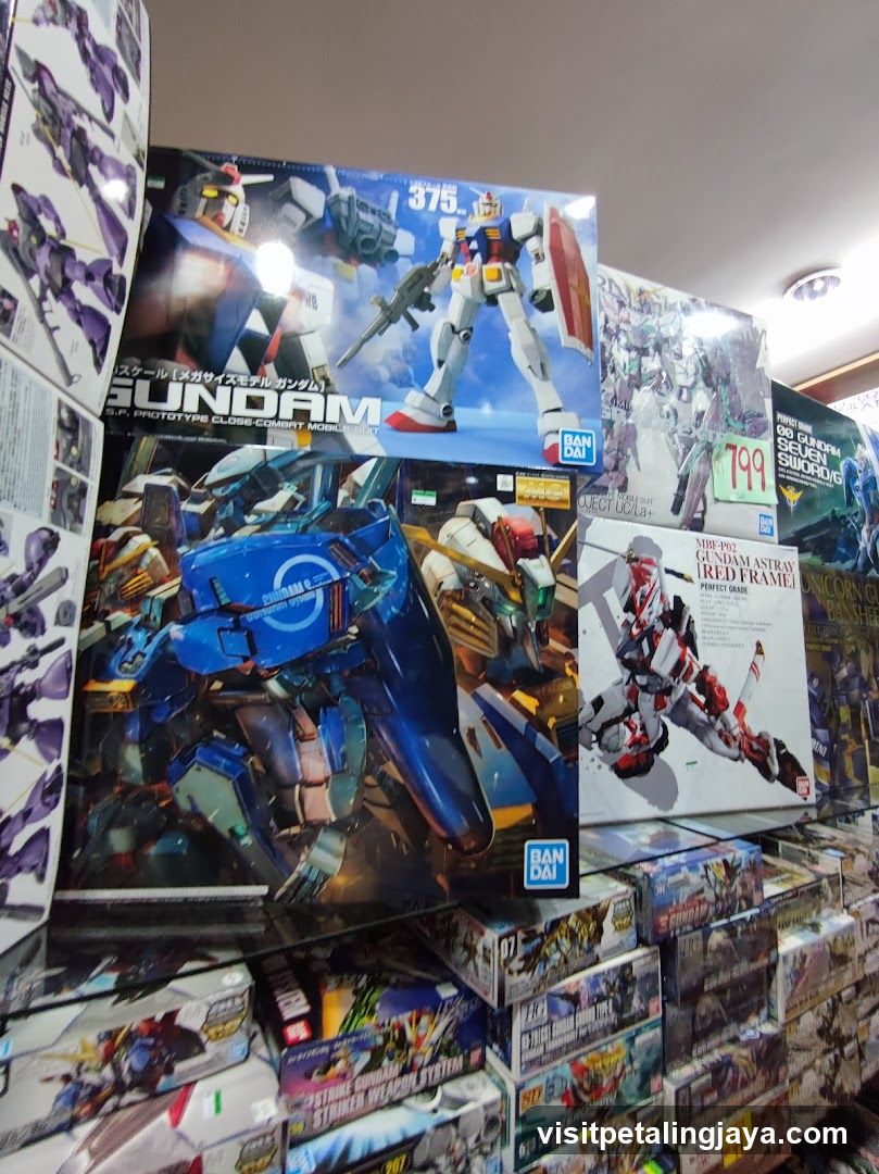 Gundam Model Kit Display