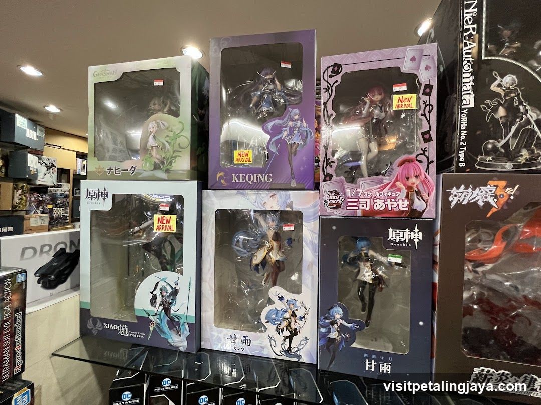 Gacha Merchandise Display