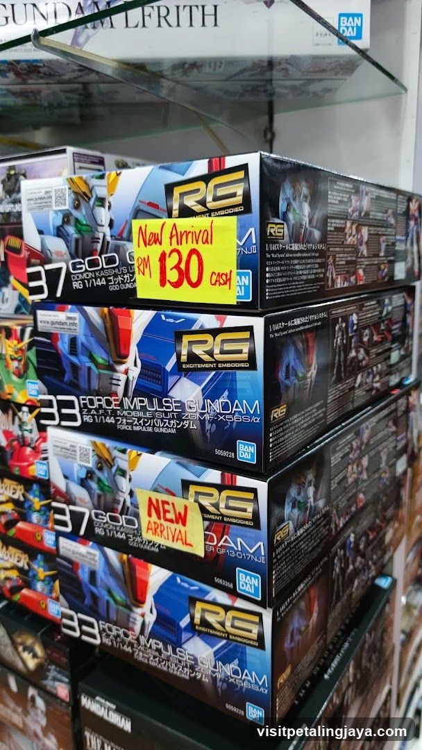 Gundam Model Kits Display
