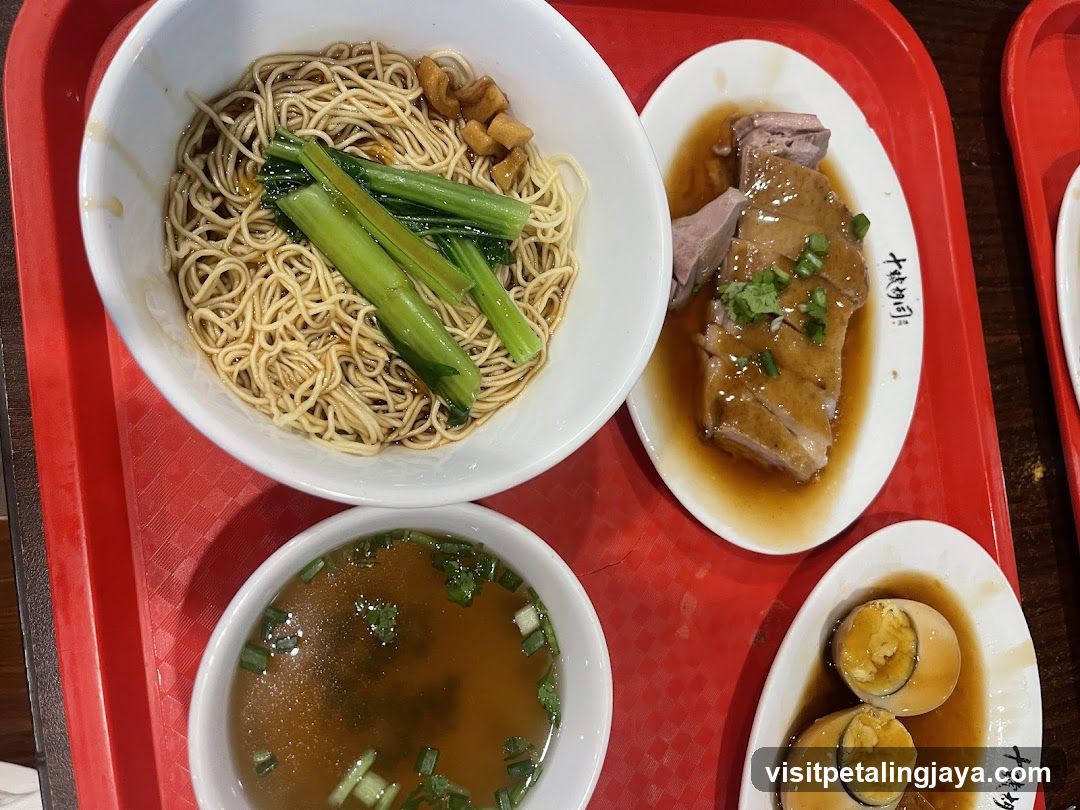 Noodle Meal with Side Dishes