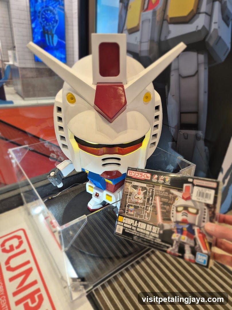 Gundam Head Display and Packaging