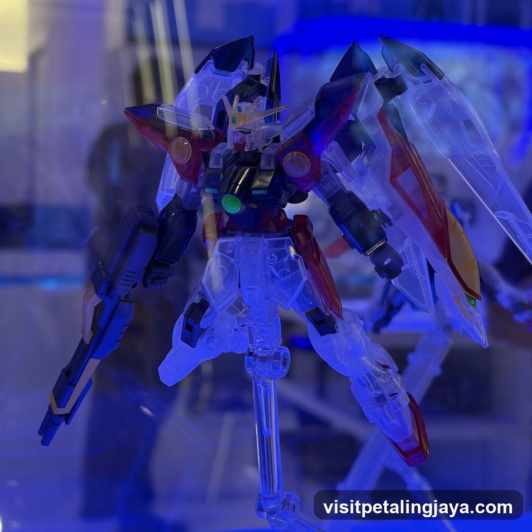 Transparent Gundam Model Display