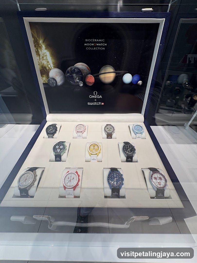 Omega x Swatch Moon Watch Collection Display