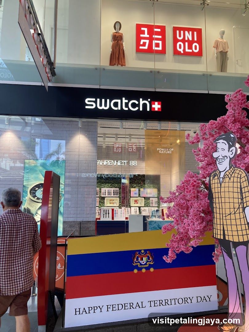 Swatch Store Front with Celebration Display