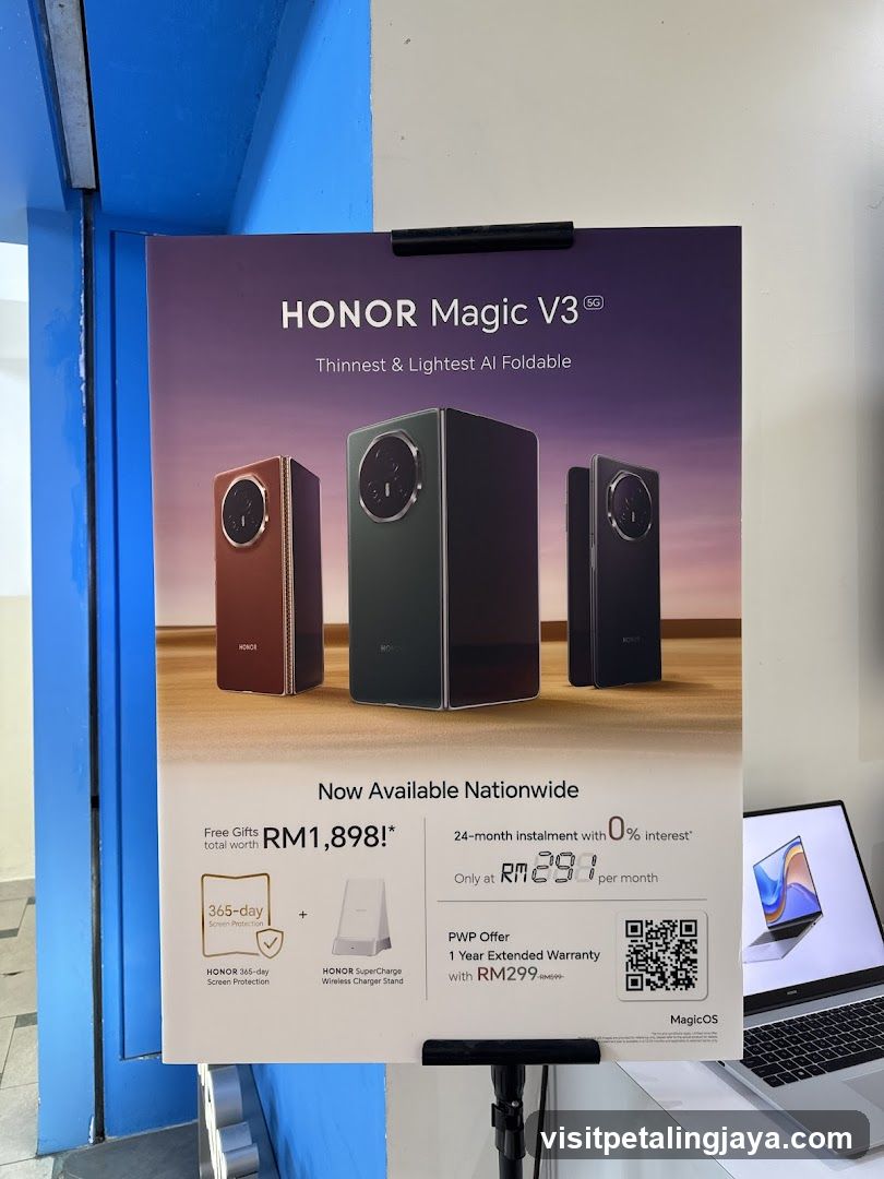 Honor Magic V3 Ad Poster