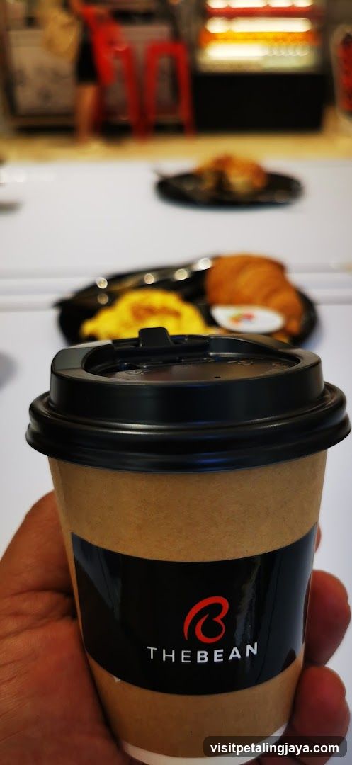 Coffee and Croissant at The Bean