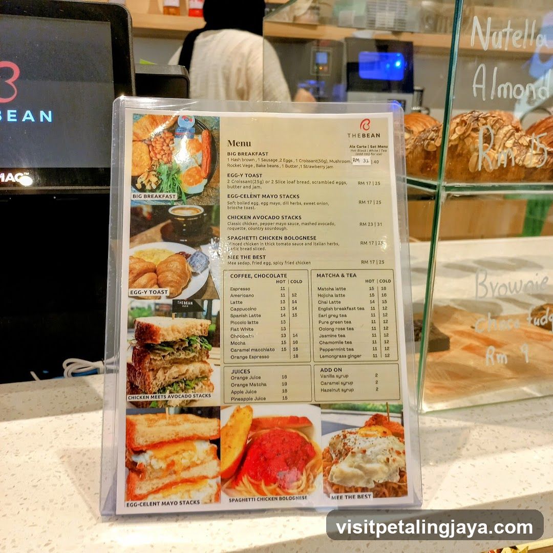 The Bean Menu Board
