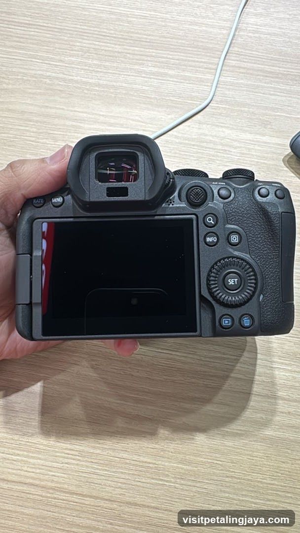 DSLR Camera Back View