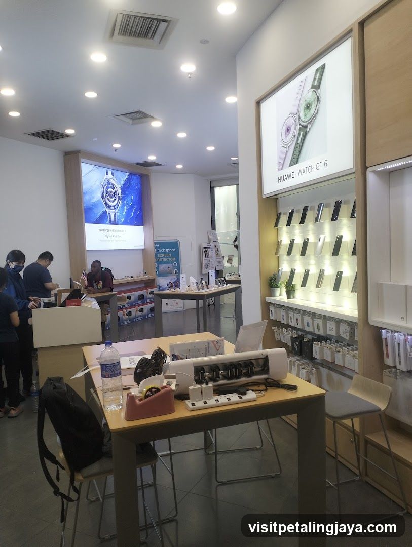 Electronics Store Interior