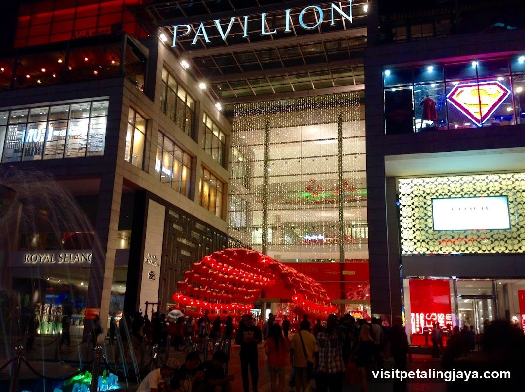 Pavilion Mall Exterior Night View