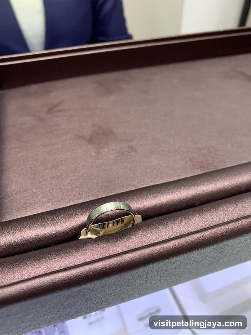 Ring Display in Jewelry Store