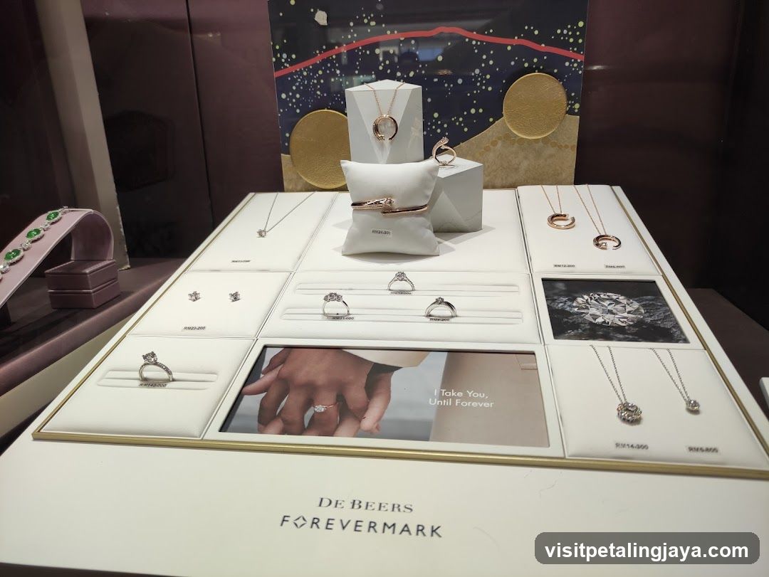 De Beers Forevermark Jewelry Display