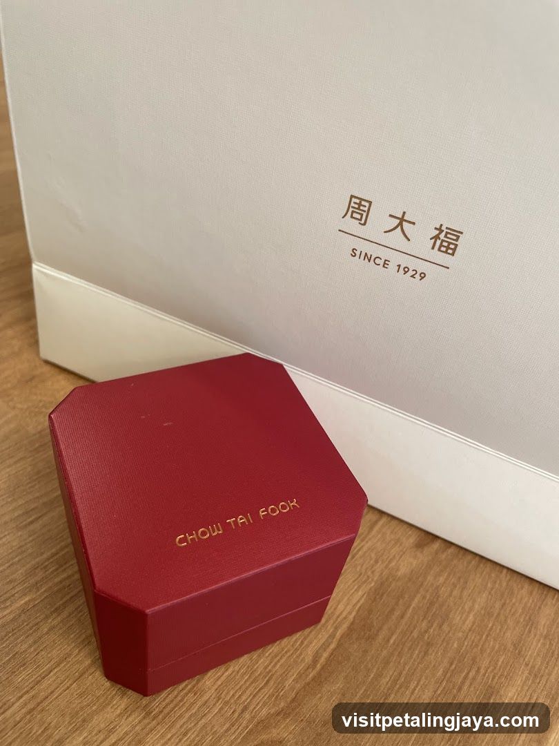 Chow Tai Fook Jewelry Box and Bag