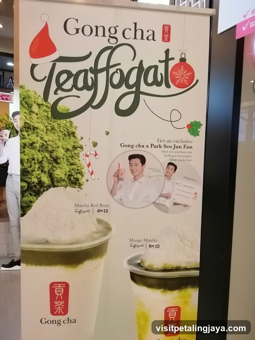 Gong Cha Teaffogato Promotion