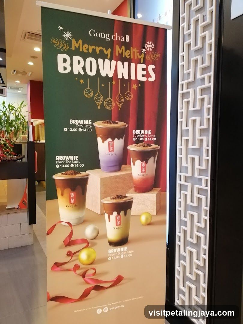 Gong Cha Brownies Promotion