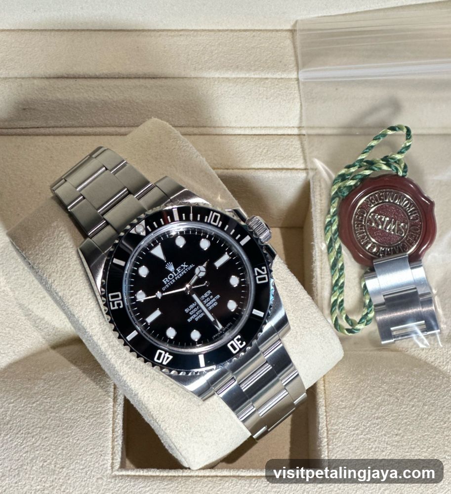 Rolex Submariner Watch Display