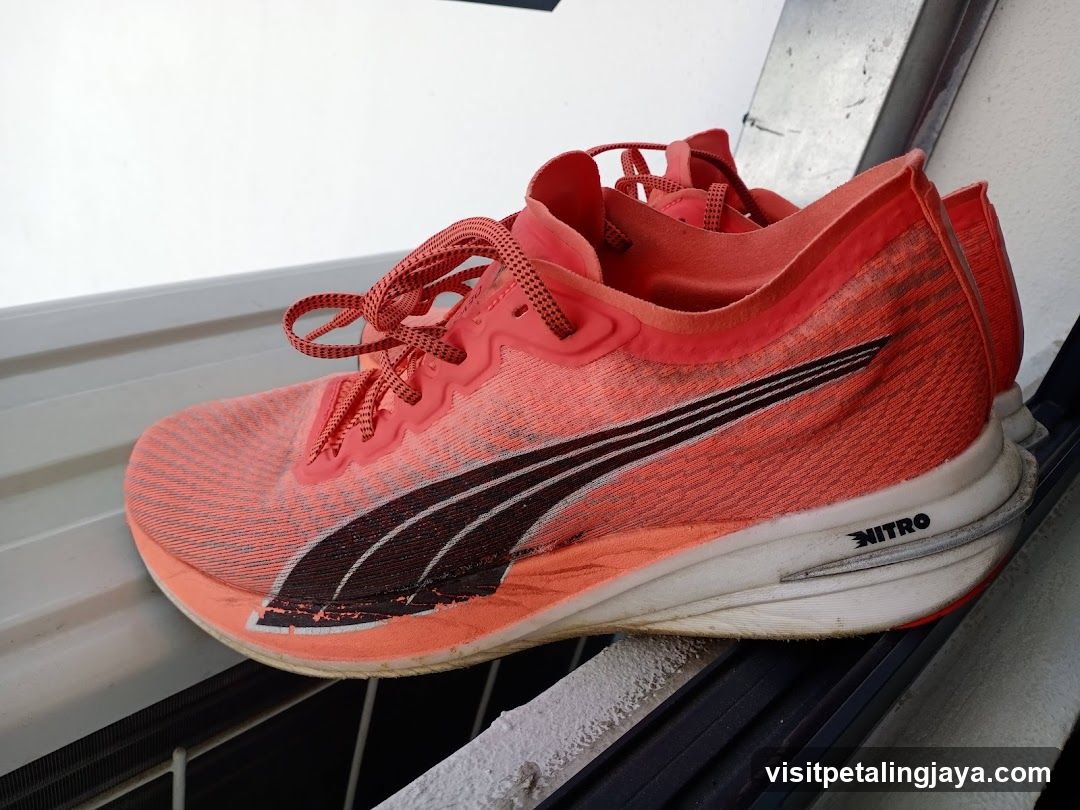 Puma Running Shoes on Window Sill