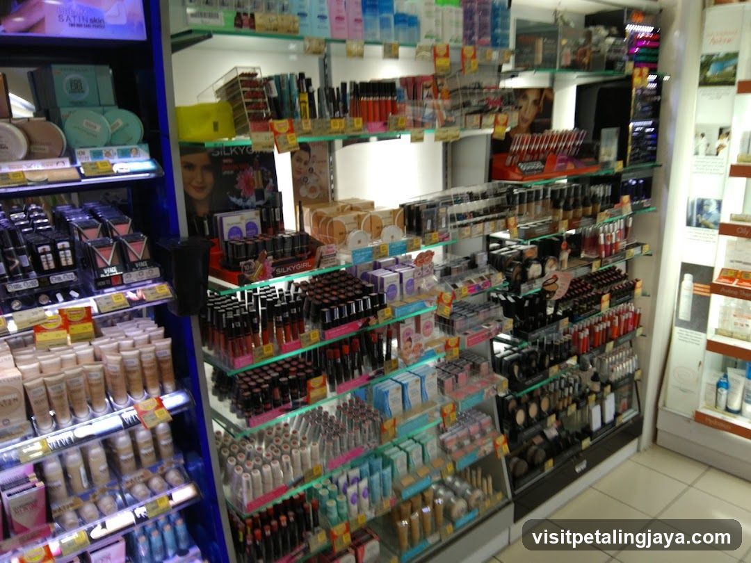 Cosmetics Display Shelf